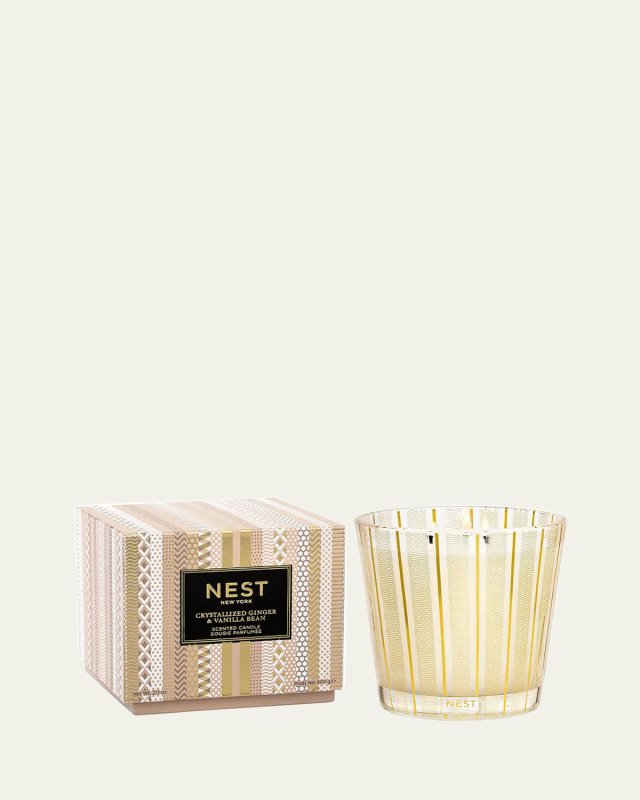 21.2 oz. Crystallized Ginger & Vanilla Bean 3-Wick Candle